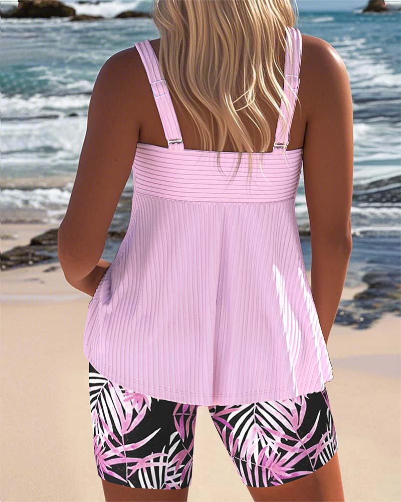 Blue Mirage | Colorful Tankini Set