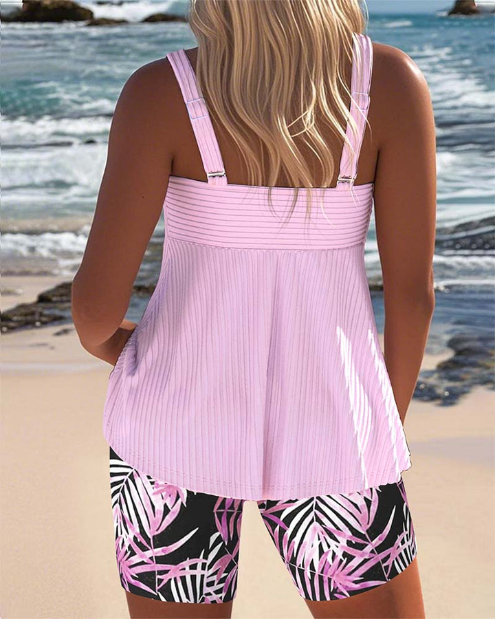 Blue Mirage | Colorful Tankini Set
