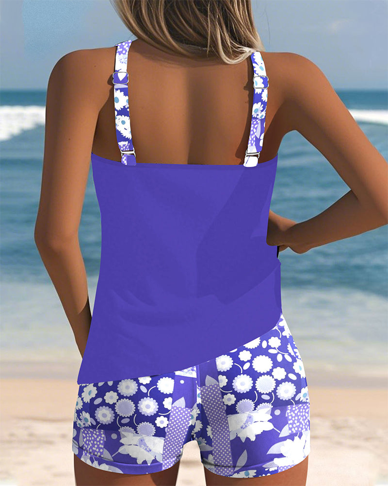Sunset Queen | Fashionable one-piece swimsuit set