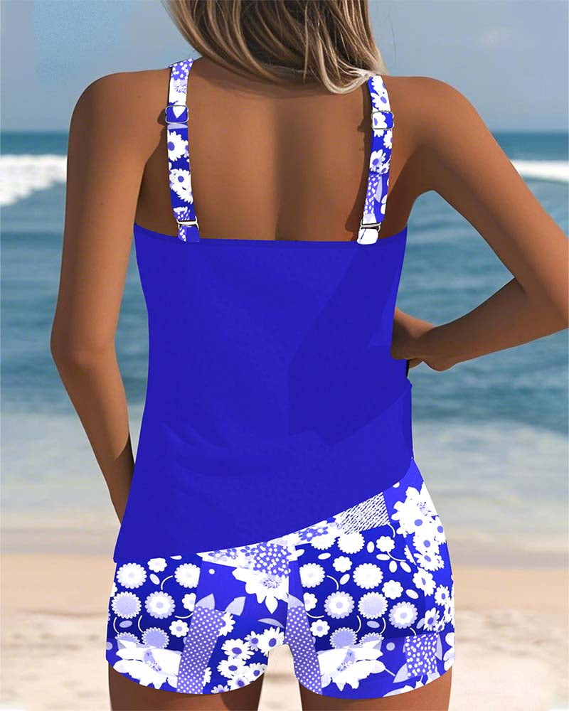 Sunset Queen | Fashionable one-piece swimsuit set