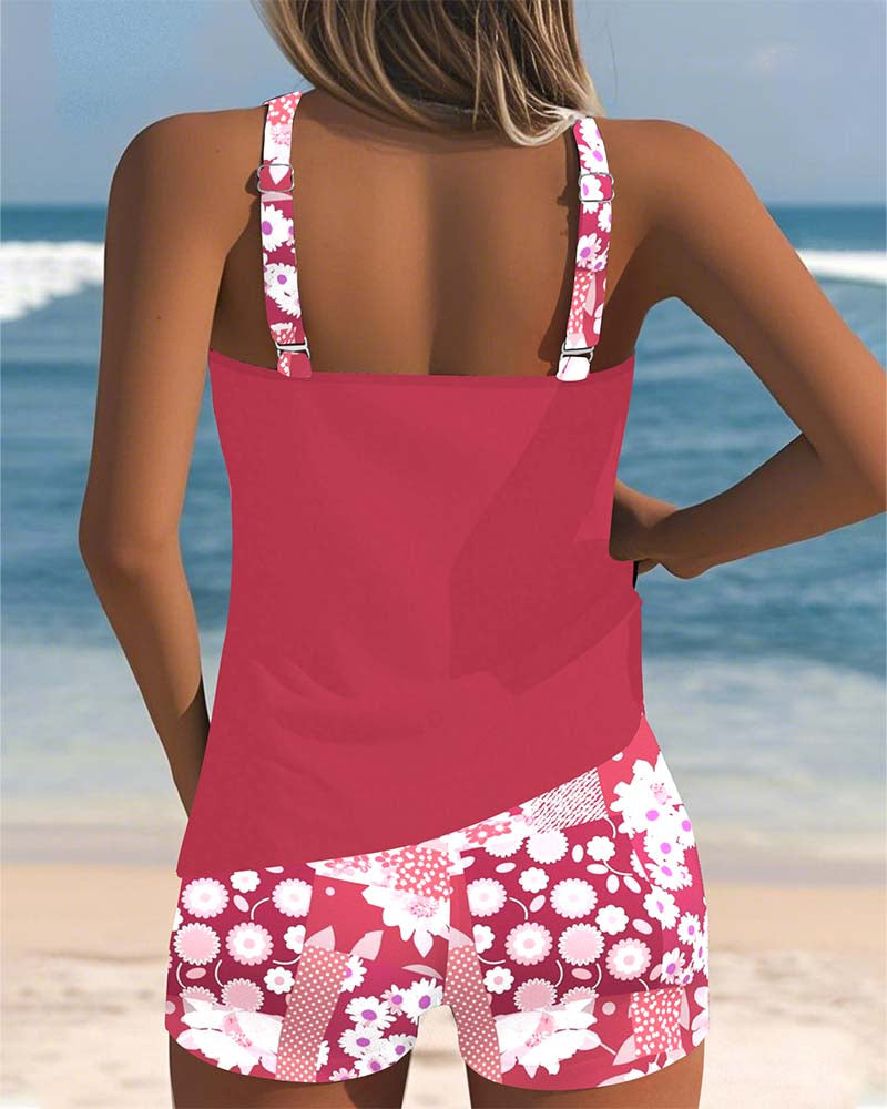 Sunset Queen | Fashionable one-piece swimsuit set