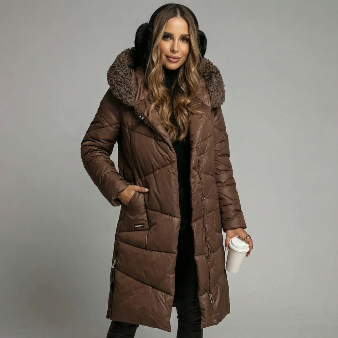 Naomi | Abrigo de Invierno Aislado de Corte Largo