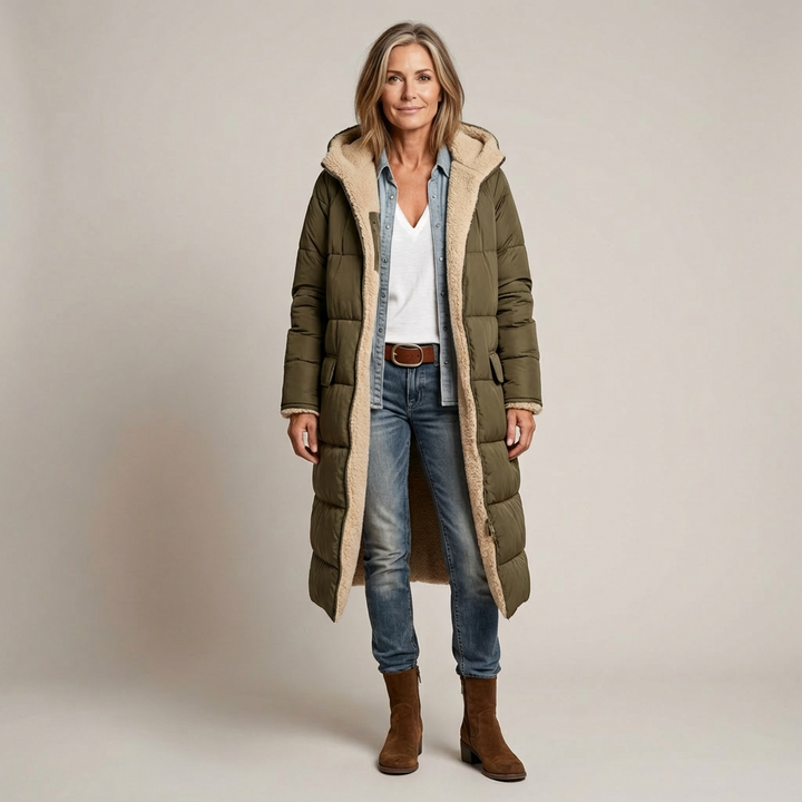 Amelia™ | Abrigo Reversible Elegante