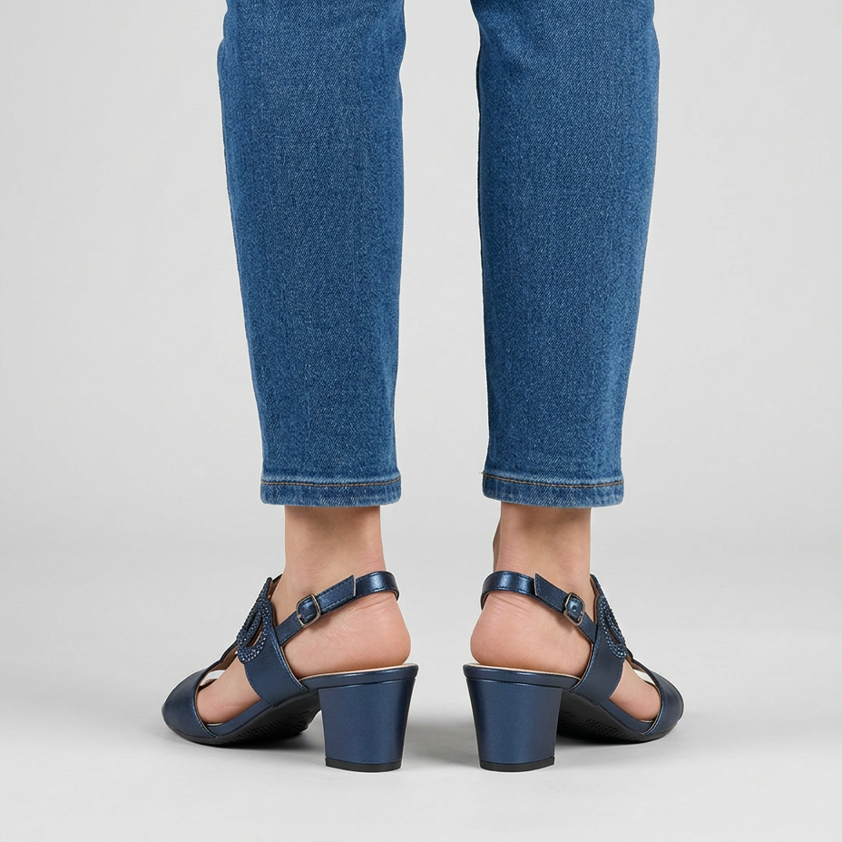 CARMEN | Sandalias Cómodas de Tacón