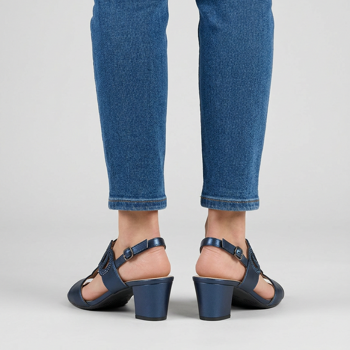 CARMEN | Sandalias Cómodas de Tacón