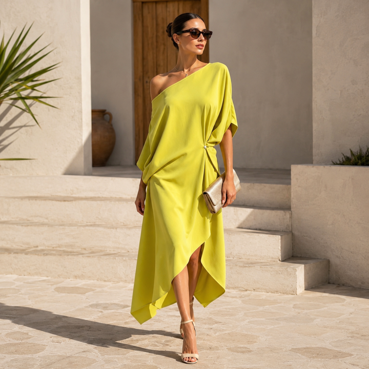 Camila™ | Vestido asimétrico elegante