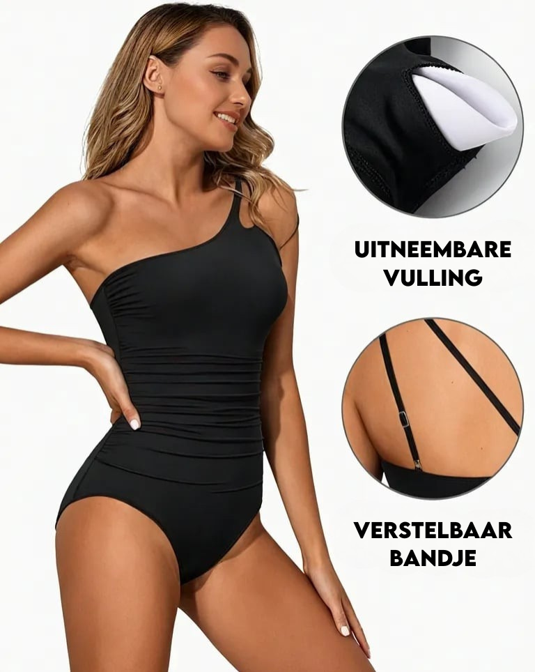 Sandy Bliss | One-shoulder swimsuit