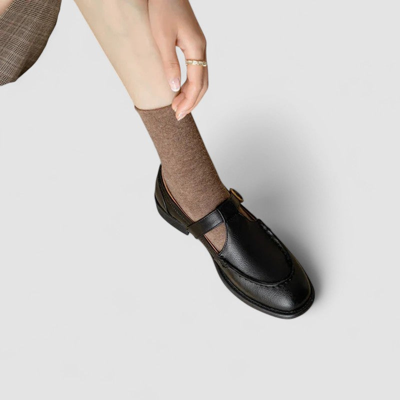 AVERY | ZAPATOS ORTOPÉDICOS MARY JANE DE PUNTA CUADRADA