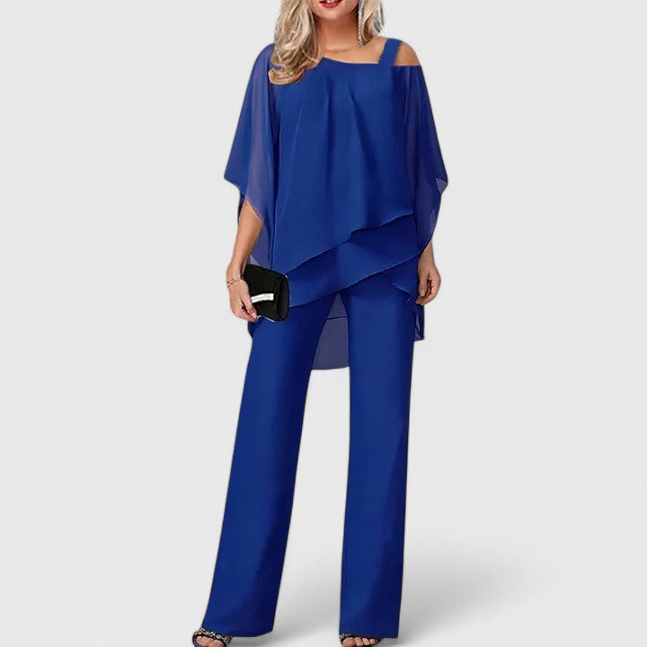 Serenidad | Conjunto de Pantalones Elegante de Dos Piezas