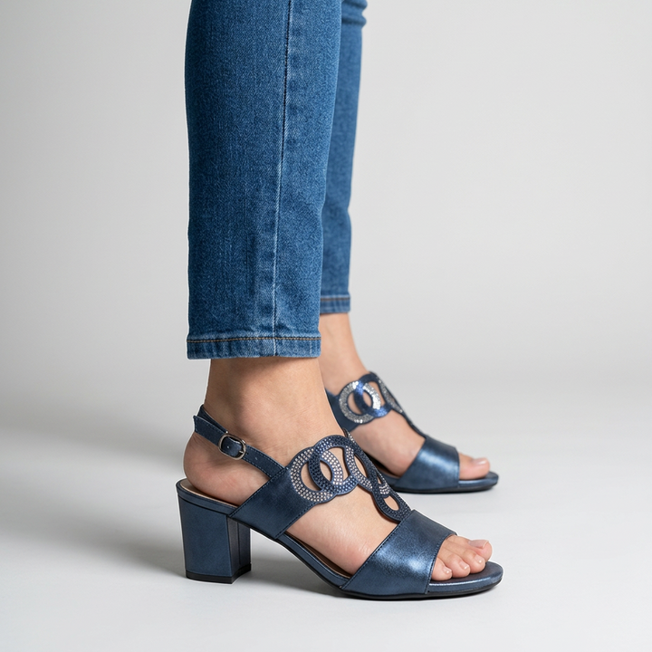 CARMEN | Sandalias Cómodas de Tacón