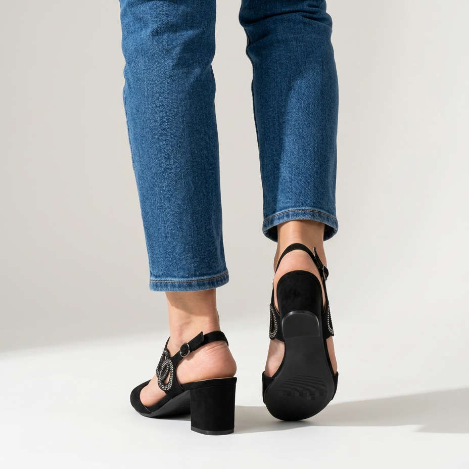 CARMEN | Sandalias Cómodas de Tacón