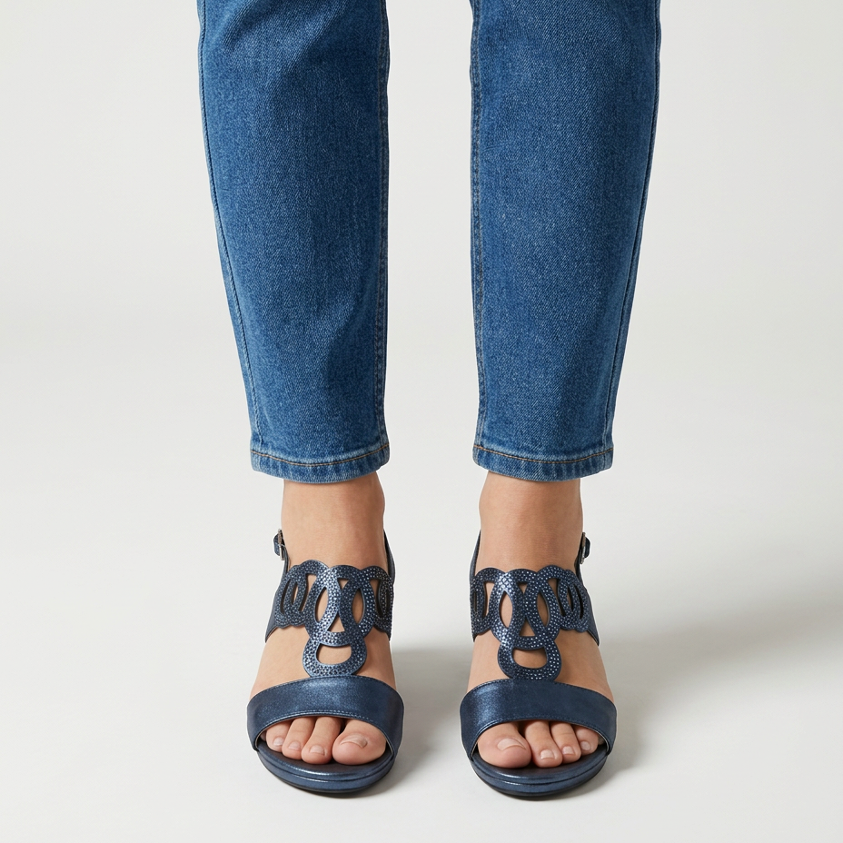 CARMEN | Sandalias Cómodas de Tacón