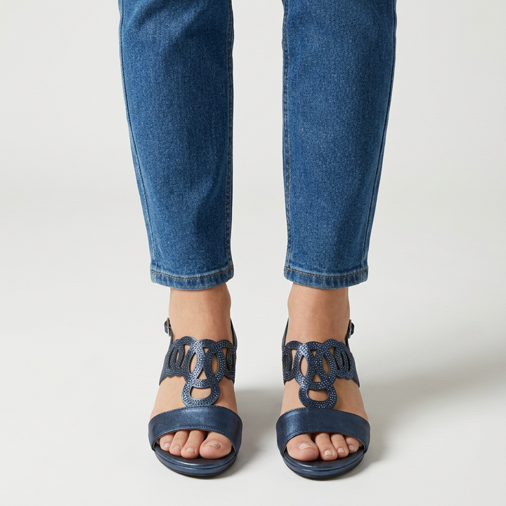 CARMEN | Sandalias Cómodas de Tacón