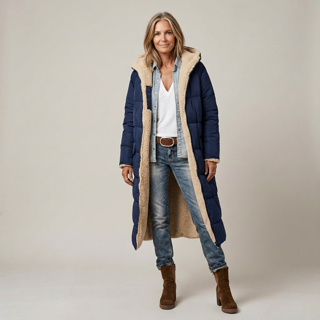 Amelia™ | Abrigo Reversible Elegante