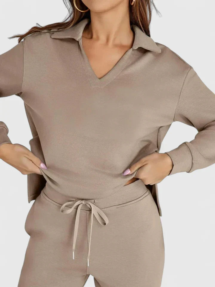 Anzhelee | Conjunto Sofisticado de Dos Piezas