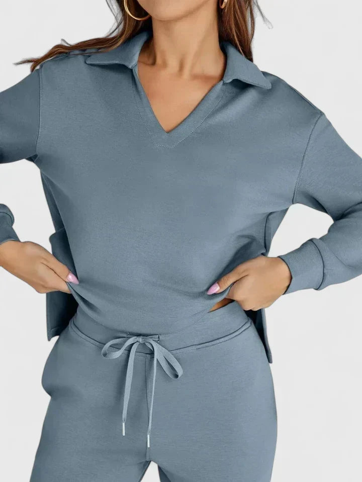 Anzhelee | Conjunto Sofisticado de Dos Piezas